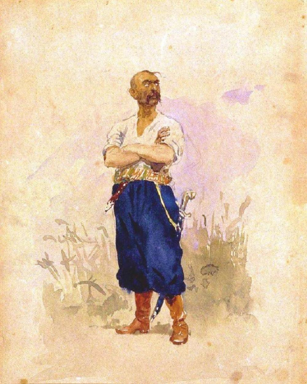ilia repin cazac portret
