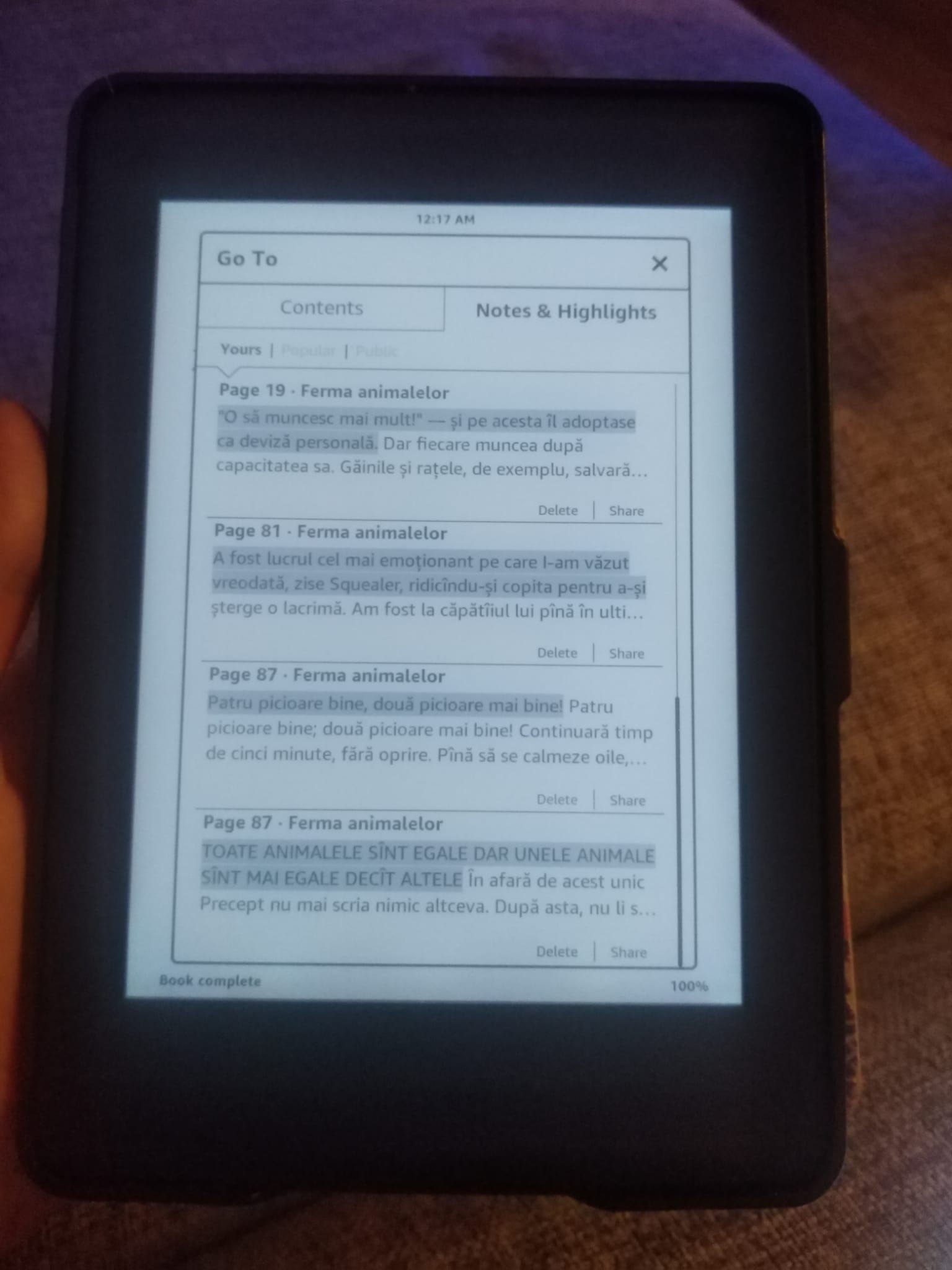 Ferma animalelor, ebook