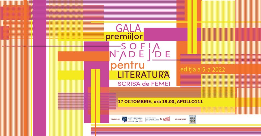 Afiș gala premiilor sofia nădejde