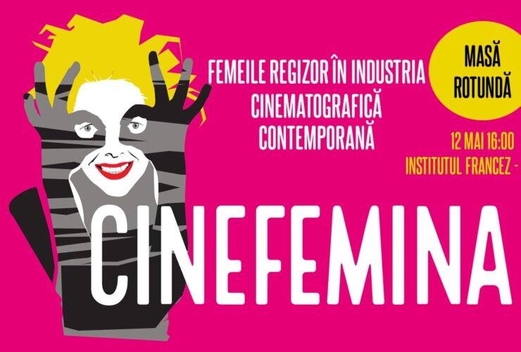 Posterul evenimentului din cadrul festivalului Cinefemina.