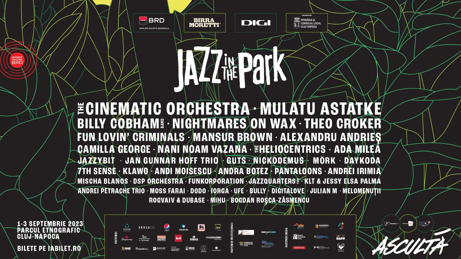 Jazz in the Park - lineup și parteneri
