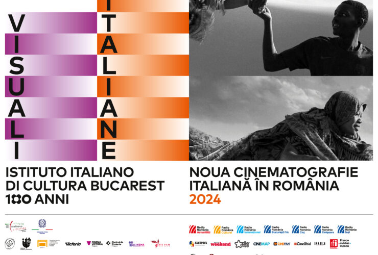 Afiș al Festivalului „Visuali Italiane”.