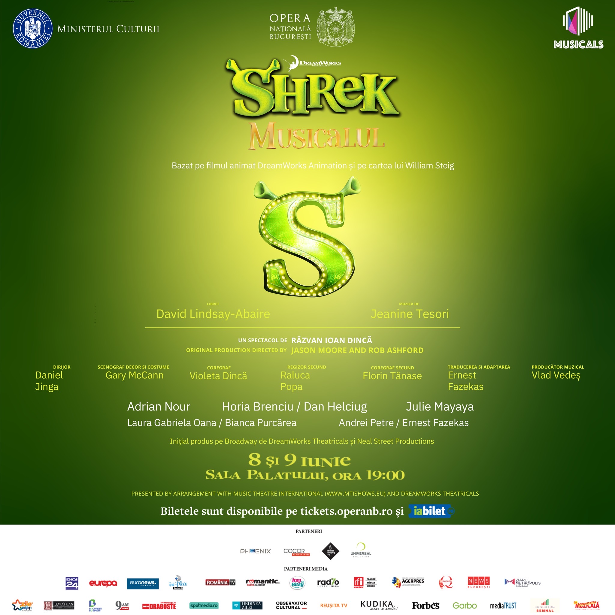 Poster pentru Shrek Musicalul.