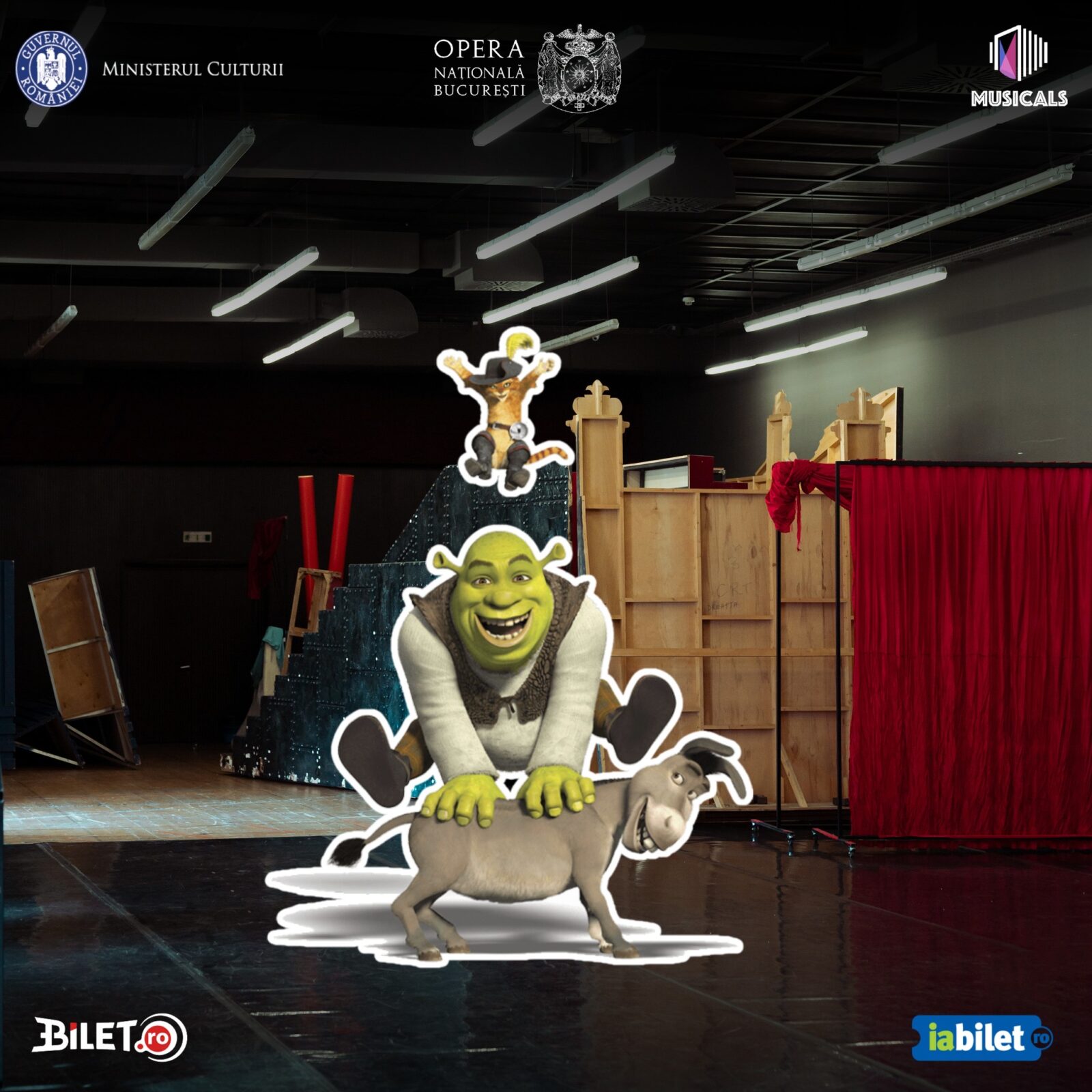 Shrek la Sala Palatului.