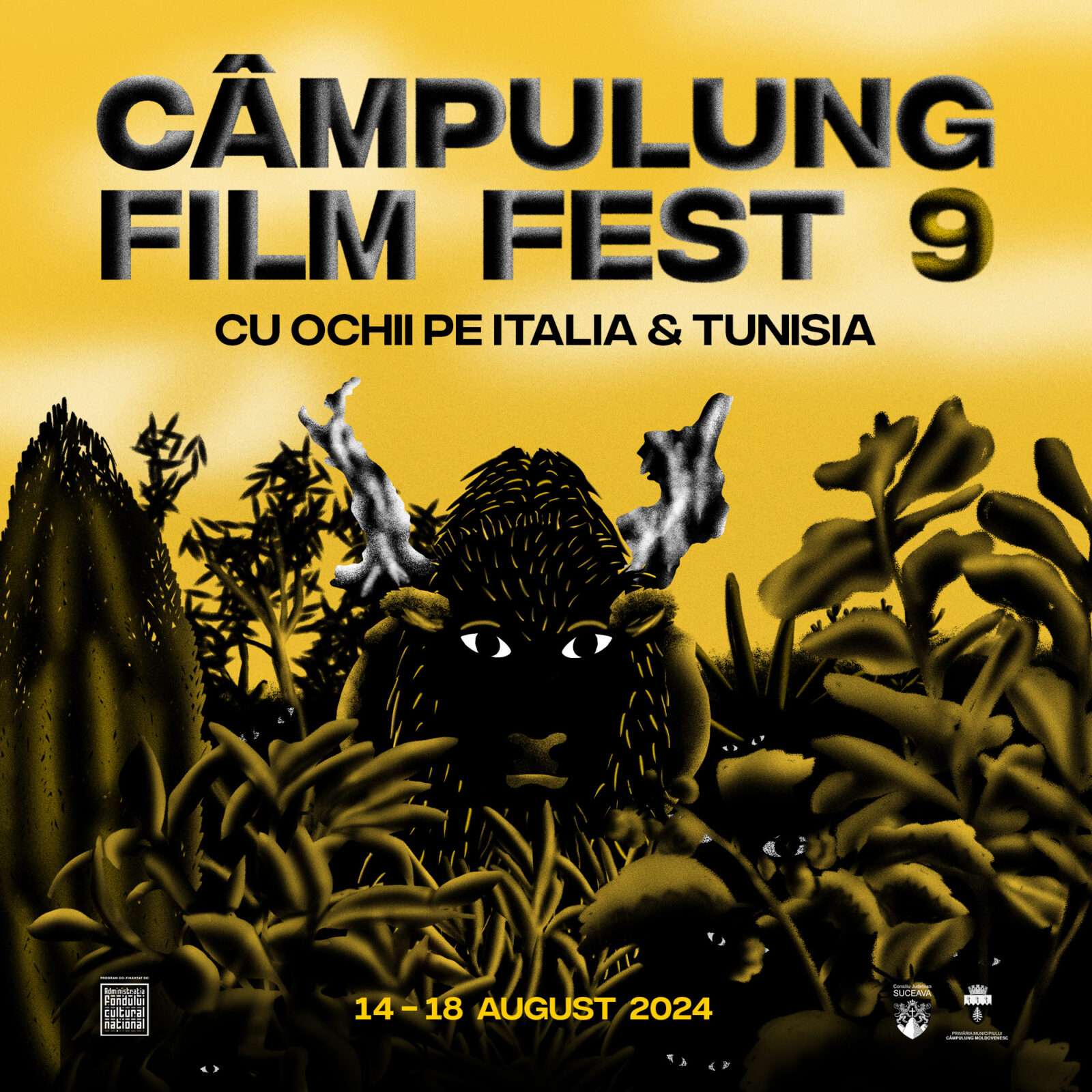 Poster al festivalului „Câmpulung Film Fest”.