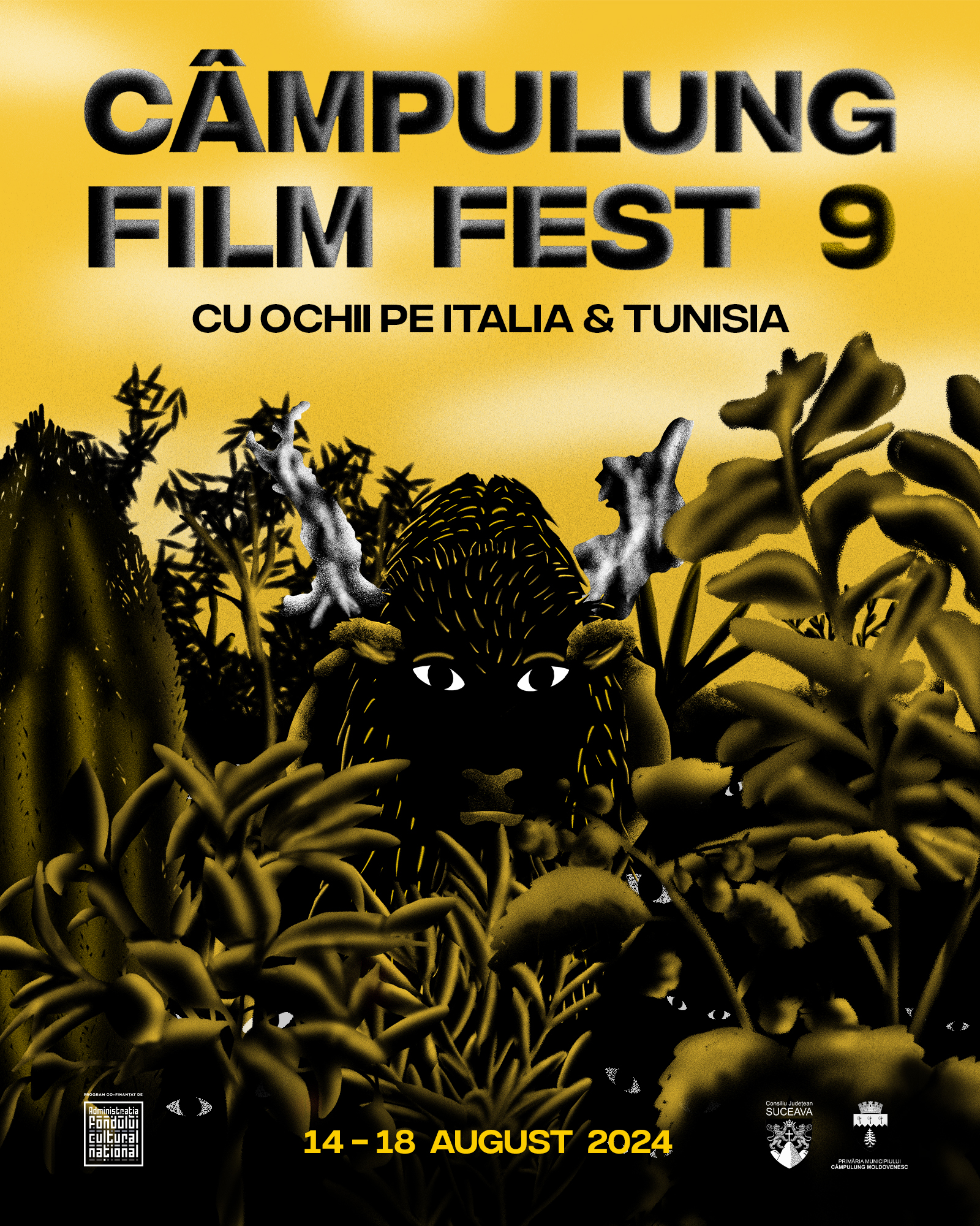Poster al festivalului „Câmpulung Film Fest”.