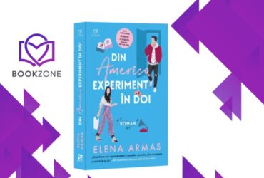 Imagine cu coperta cărții „Din America experiment în doi”, de Elena Armas.