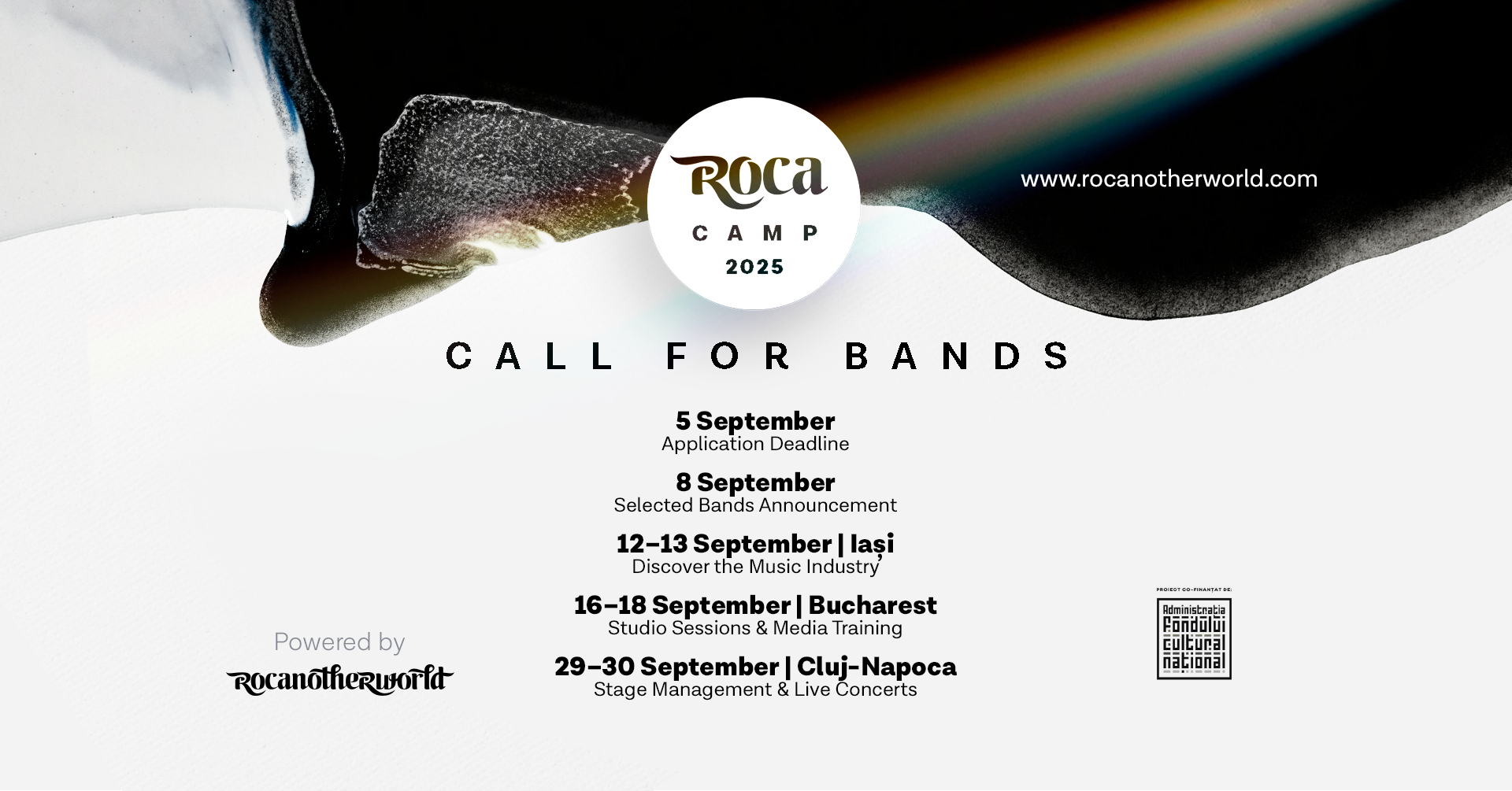Roca Camp 2025 call for bands